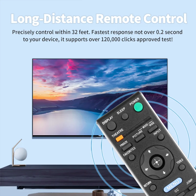 RM-YA008 RMYA008 Replacement Remote for KLV-26M400A KLV-32M400A KLV-37M400A KLV-40M400A Sony TV
