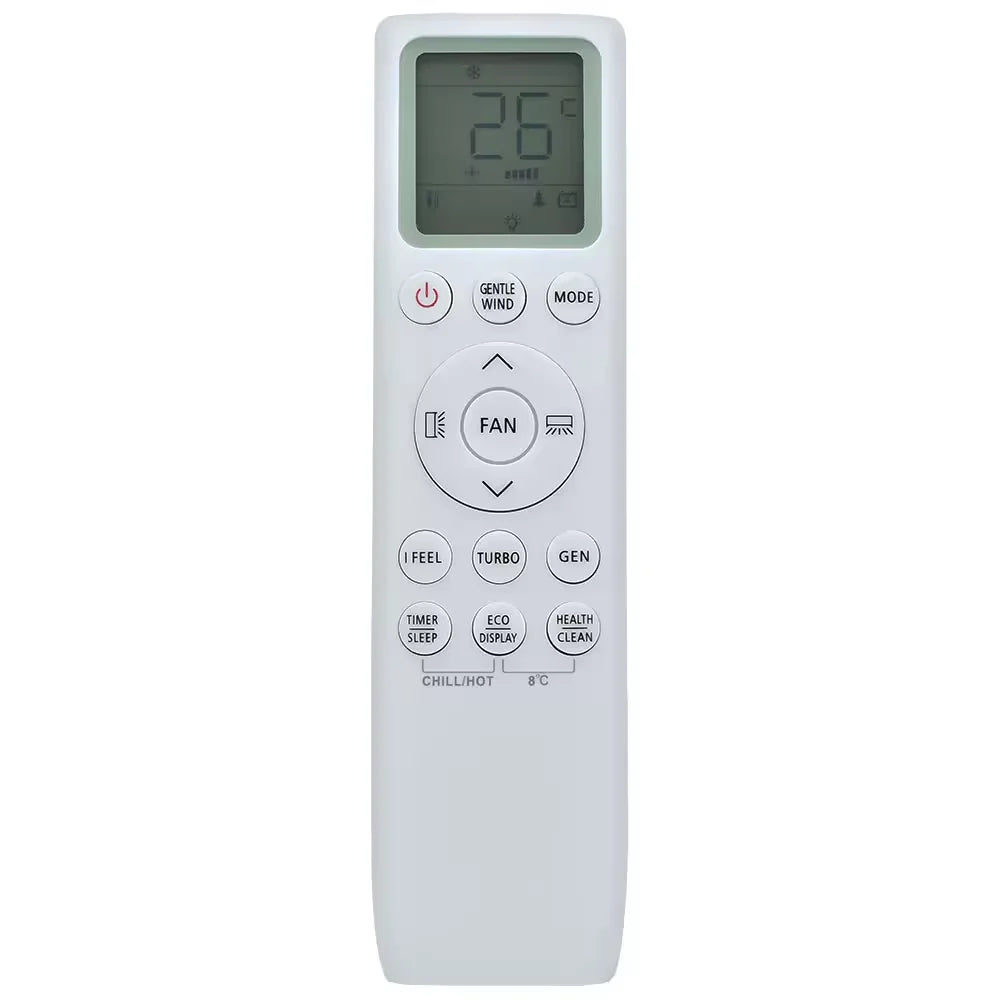 Replacement Remote Control for TCL Air Conditioner Heat Pump A/C with Fahrenheit Celsius Conversion