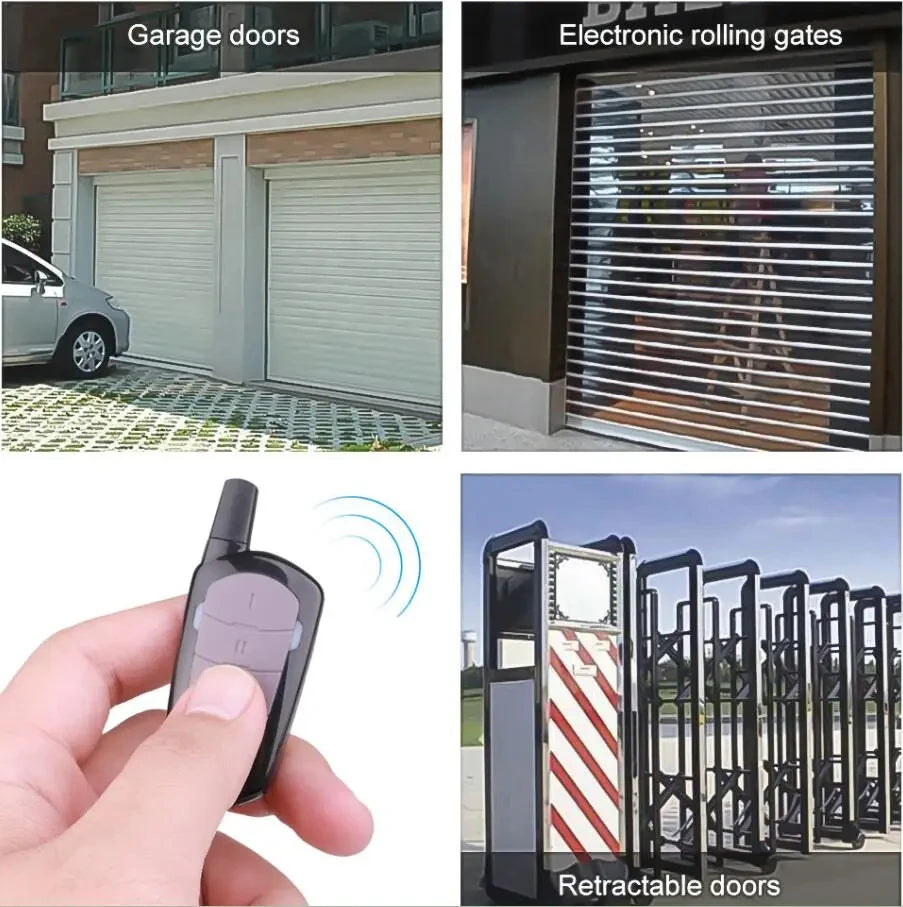 Garage Remote Replicator 433MHz – Fixed Code 4-Key Cloning Remote for Gate & Door Control