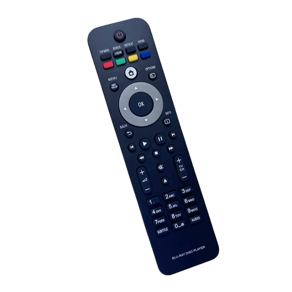 Replacement Remote Control for Philips Blu-ray, DVD Player and LCD Television Models