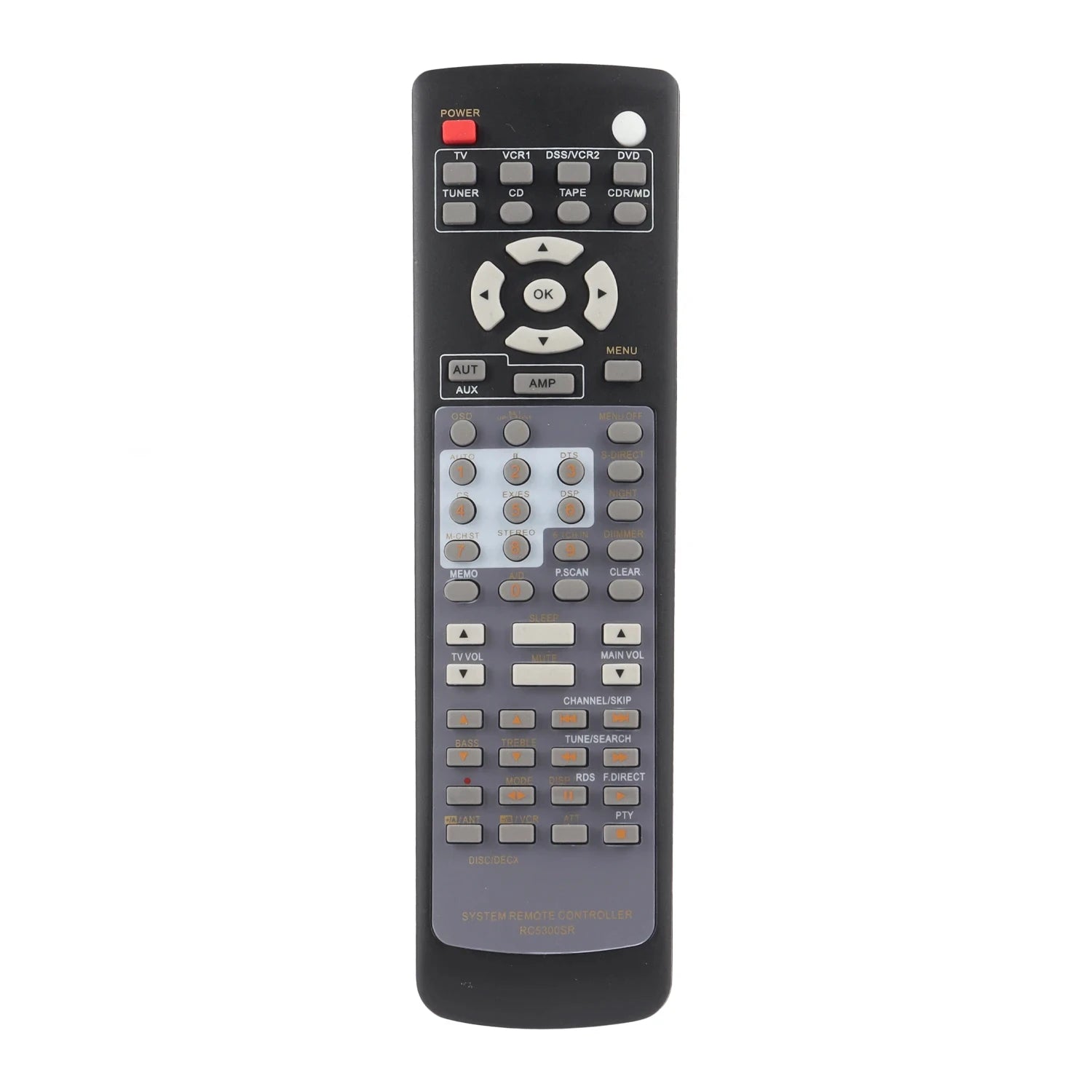 RC5300SR Replacement Remote Control for SR4002 SR4200 SR4400 SR5002 AV Surround Receiver