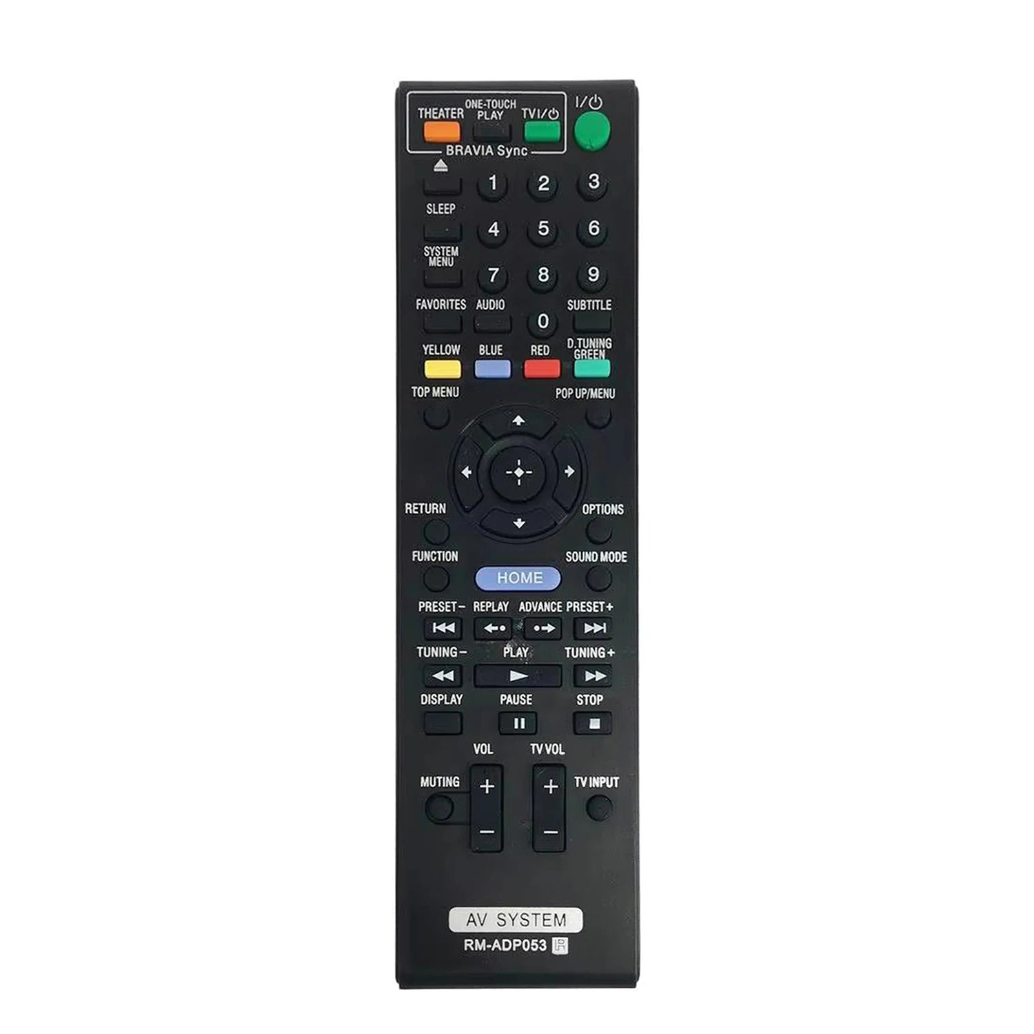Sony RM-ADP Series Replacement Remote Control for AV and Blu-ray Home Theatre Systems