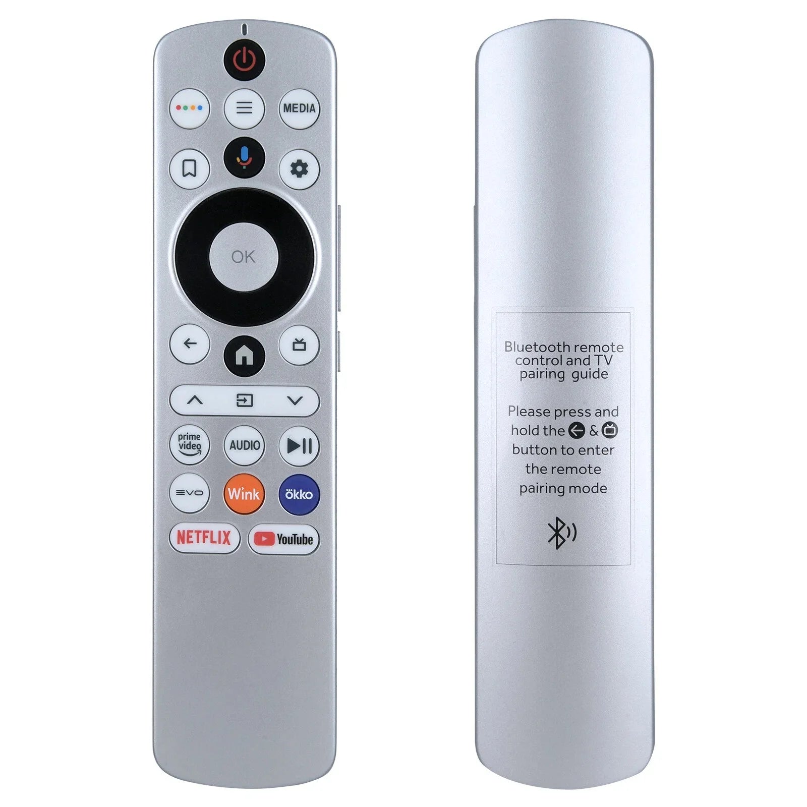 Haier HTR-U33R Voice Replacement Remote Control for 43S4 50S4 55S7 65S7 98S8 Smart TVs