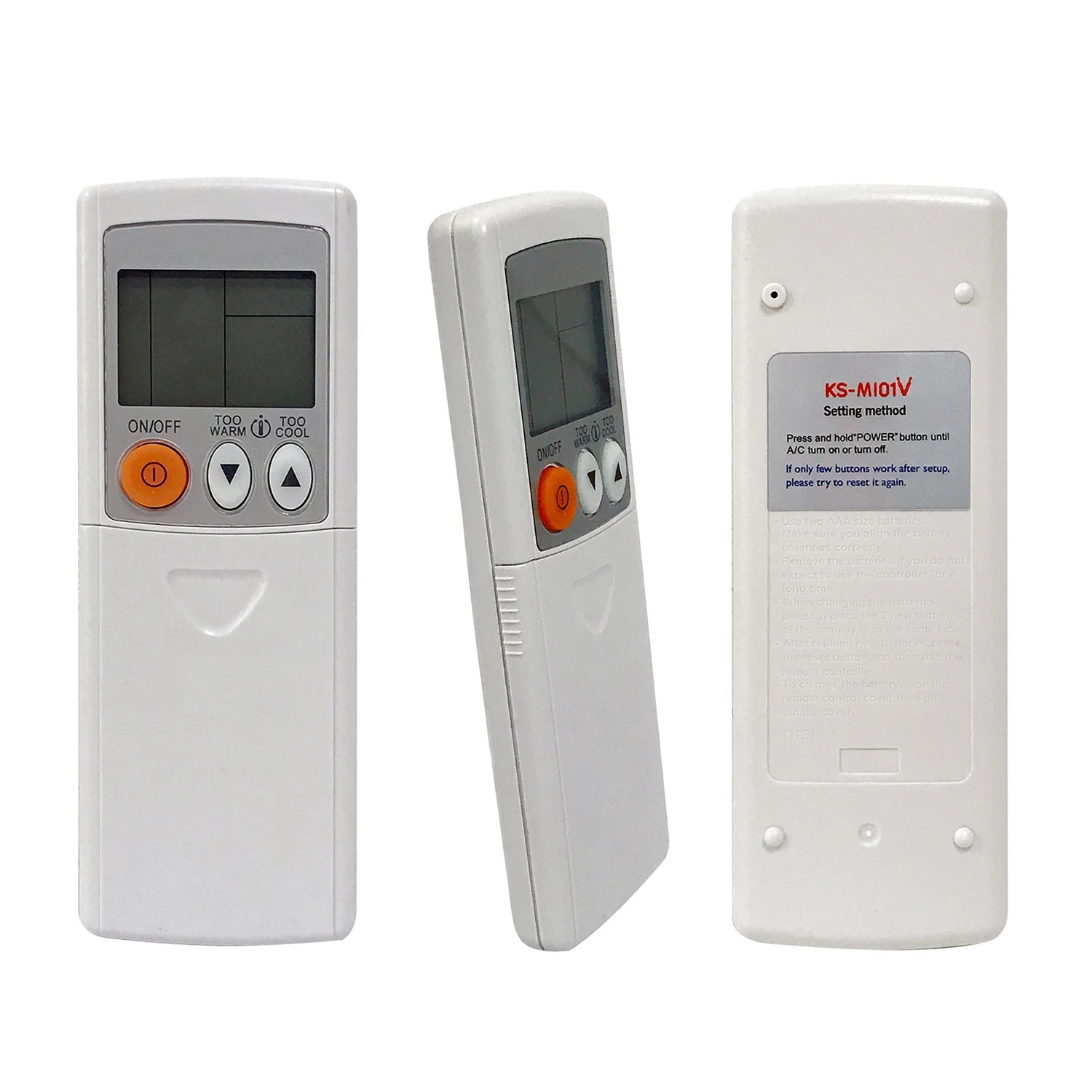 Mitsubishi W001CP Replacement Remote Control for Split Air Conditioner Systems