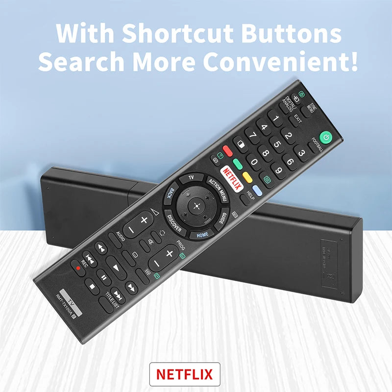 RMT-TX100A Replacement Remote for KDL-43W800C KDL-50W800D KDL-55W800C KD-55X8500C Sony Smart TV