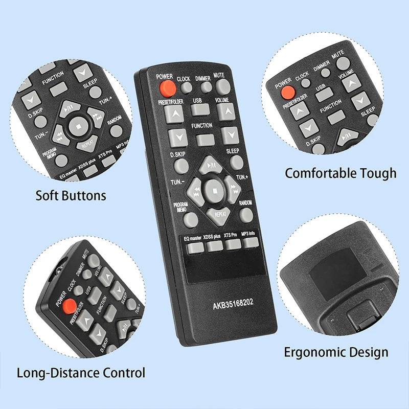 AKB35168202 Replacement Remote Control for LG AV Audio Home Theatre System