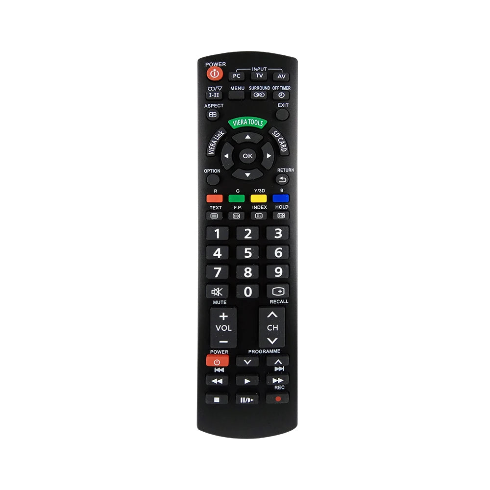 Panasonic N2QAYB Series Replacement Remote Control for LED, LCD and Smart Televisions