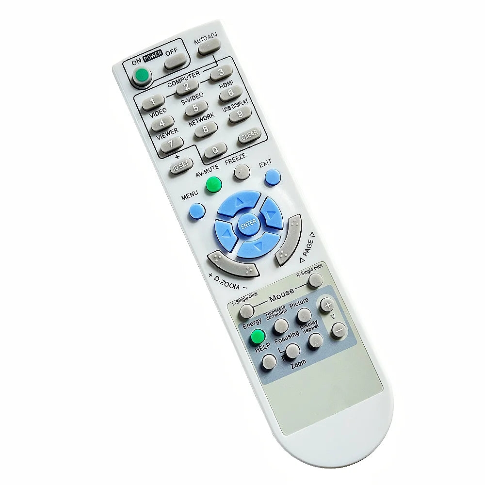 Replacement Remote Control for NEC DLP Projector Models Compatible with UM, U and WX Series