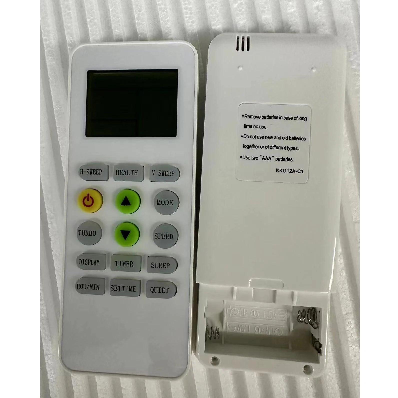 KKG12A-C1 Replacement Remote Control for Sumikura, SK, Prime, Onix, CHANGHONG, REE, Pastamic and CHEBLO
