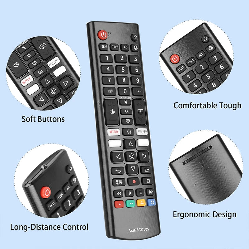 AKB76037605 Replacement Remote for NANO90P OLED48A1 OLED55G1 OLED65C1 OLED77C1 LG Smart TV