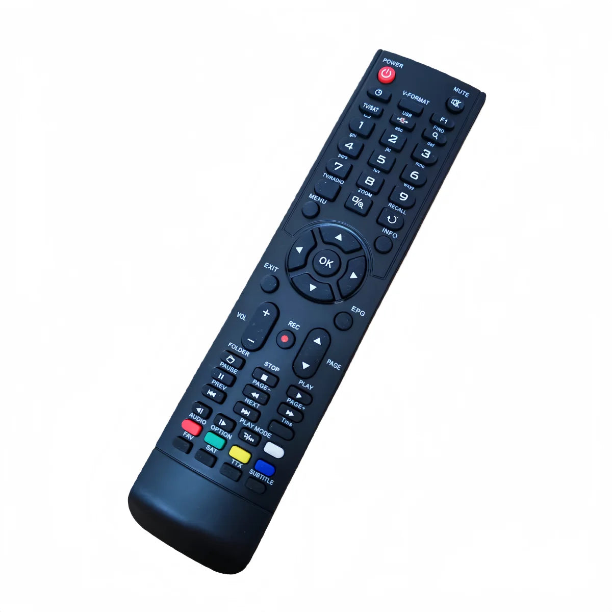 Replacement Remote Control for Amiko HD Satellite Receiver and Set-Top Box Models