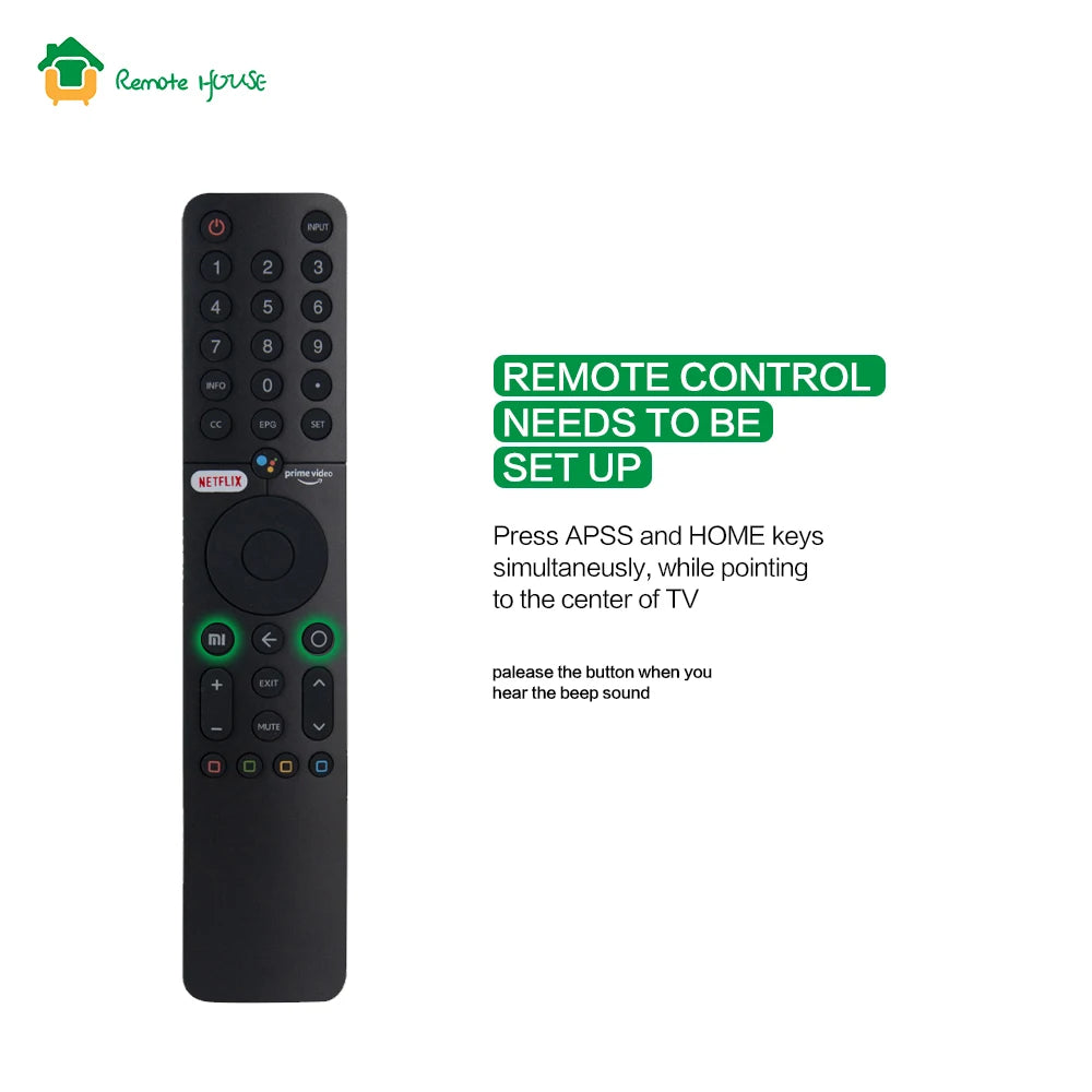 Voice Remote Control Replacement XMRM-019 Compatible with Android 4K Smart Television Models