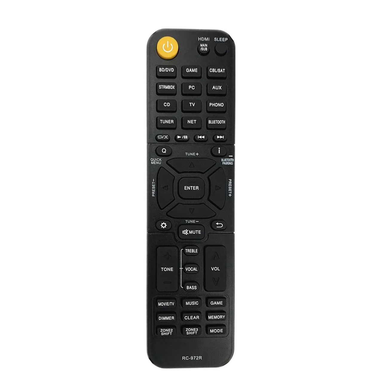 Onkyo RC-970R Replacement Remote Control for TX and HT Series AV Receiver Systems