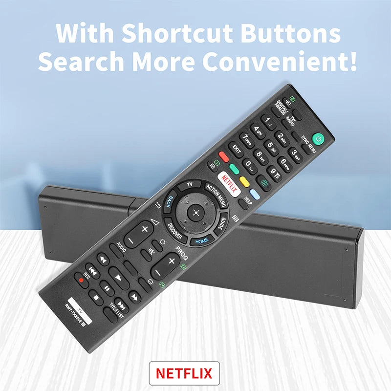 RMT-TX200E Replacement Remote for KD-43X8000D KD-55XD7005 KD-65X7500D KD-65XD7505 Sony Smart TV