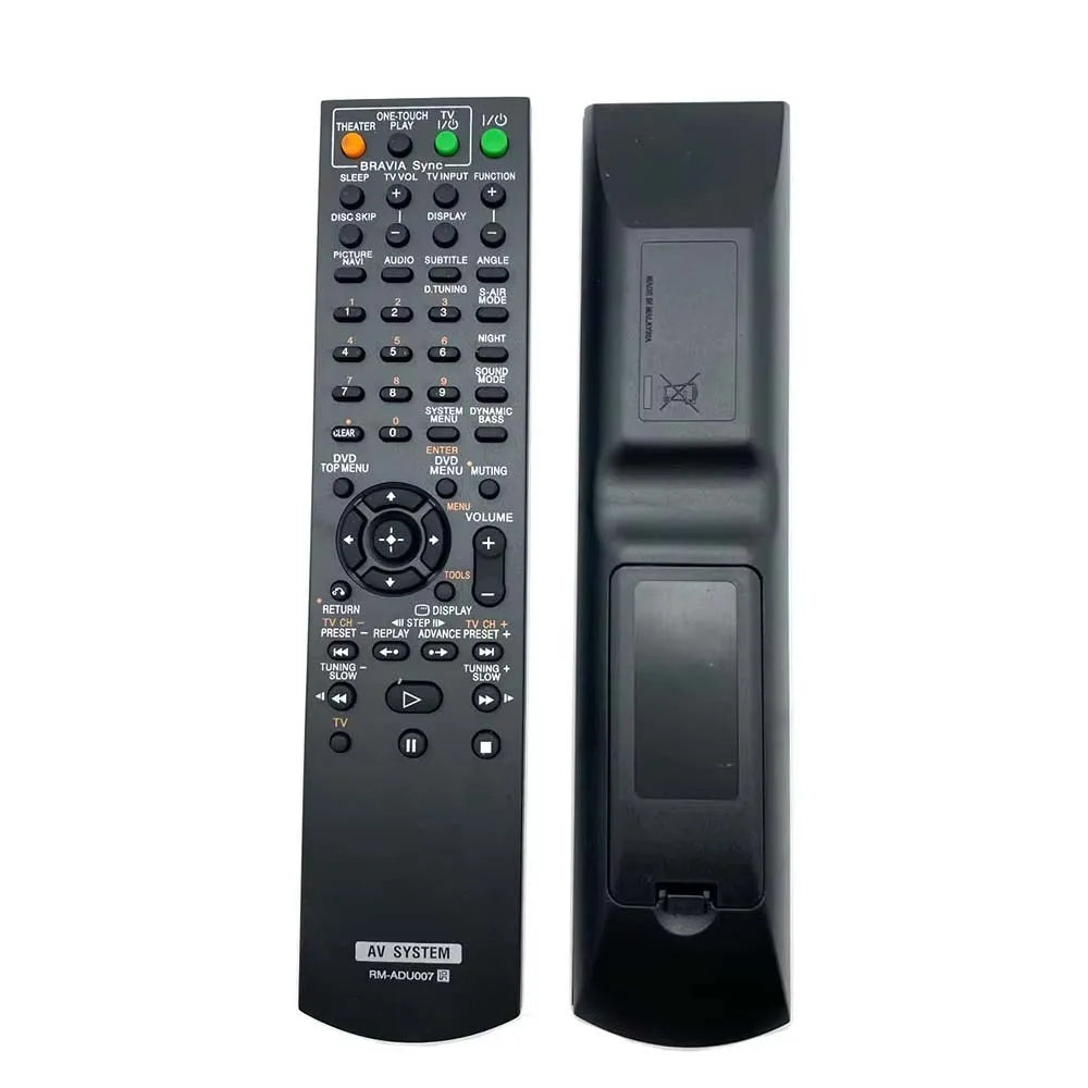 Sony RM-ADU007 Replacement Remote Control for DAV-HDX277W DAV-HDX279W DAV-HDX576WF Home Theatre