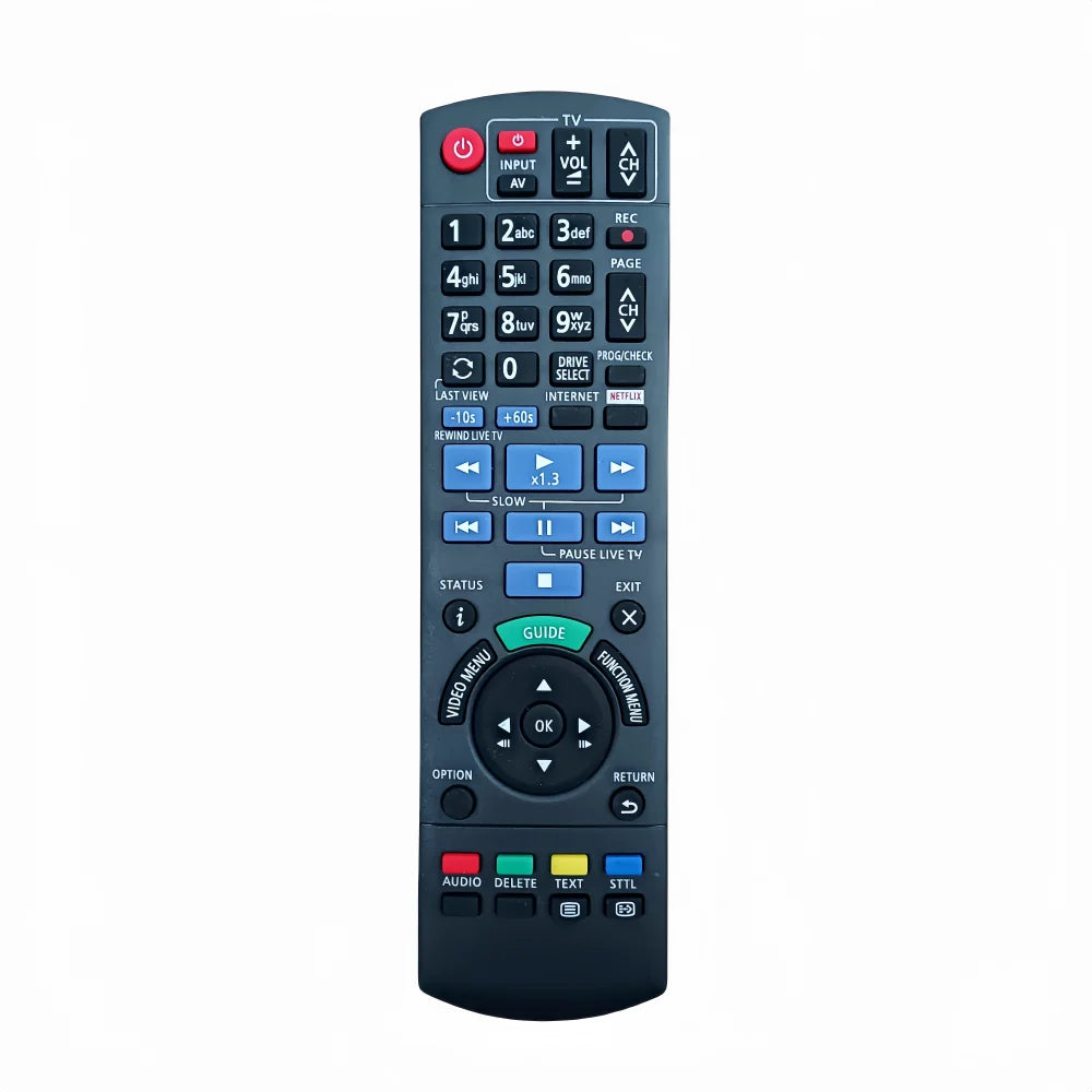 N2QAYB001077 Remote Control for Panasonic DMR-HWT260 HDD Recorder Replacement