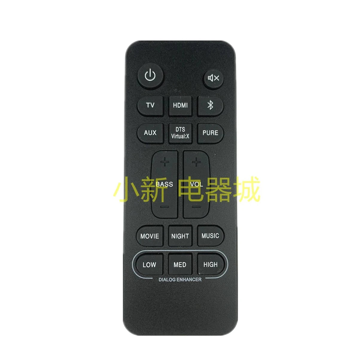 Replacement Remote Control RC-1236 for Denon DHT-S216 DHT-S316 DHT-S516 DHT-S517 Soundbars