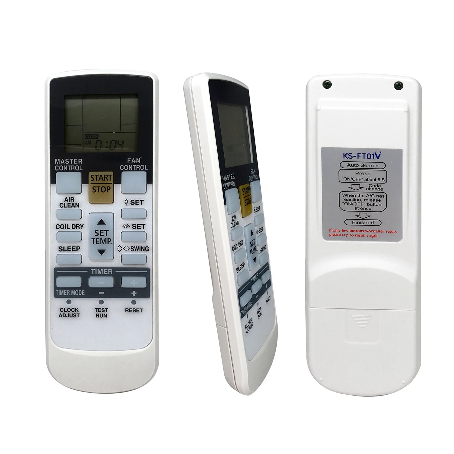 Fujitsu AR-RY8 Universal Replacement Remote Control for Split Air Conditioner Systems