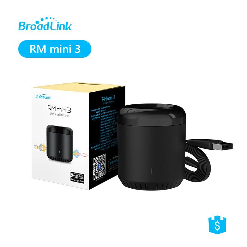 Broadlink Rm4 Mini Broadlink Rm Mini Ir Hub Google Home 2-Pack