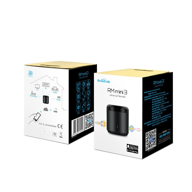 2-Pack BroadLink RMmini 3 IR Universal Remote Control Works with Alexa & Google Home