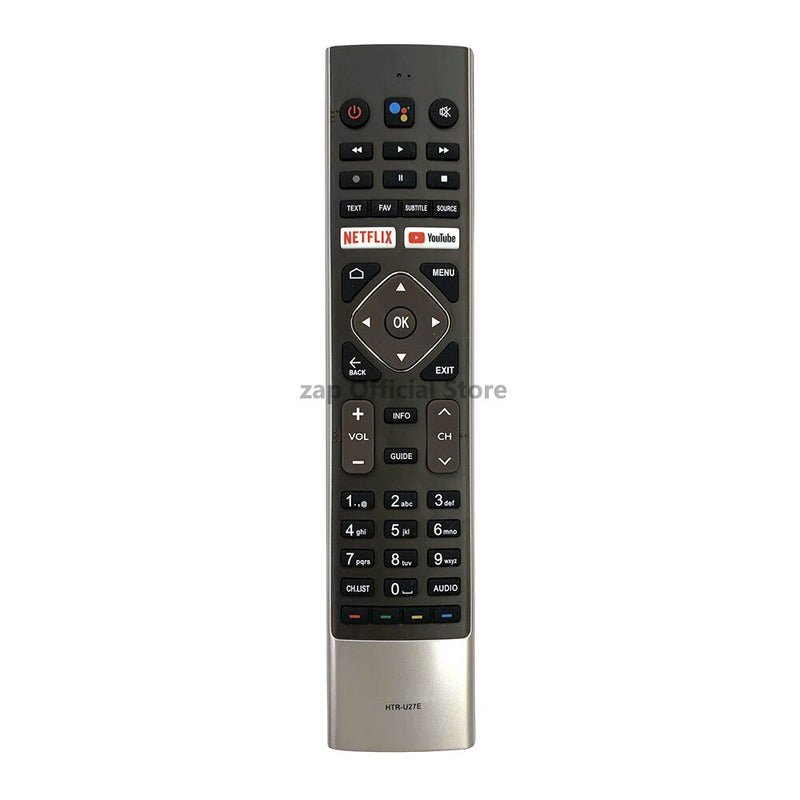 HTR-U27E for Haier Bluetooth Voice LCD LED Smart TV Remote Control with Netflix YouTube LE55K6600UG