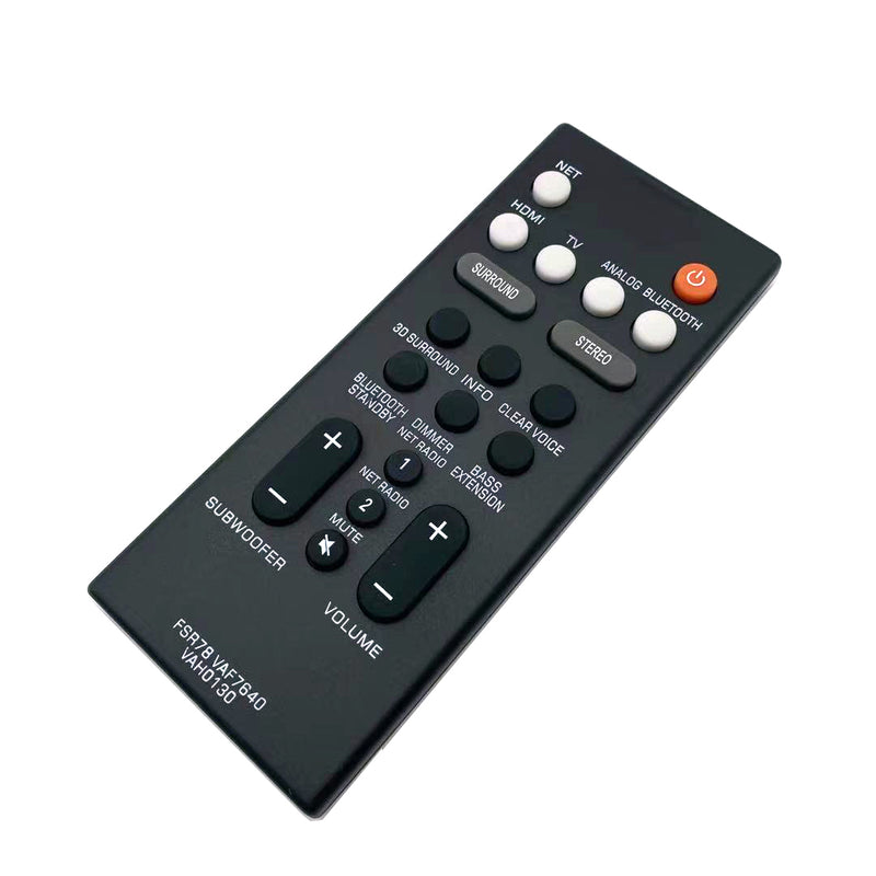 Remote for Yamaha FSR78 VAF7640 VAH0130 YAS-106 YAS-207 ATS-1060 Remote Control Speaker Soundbar