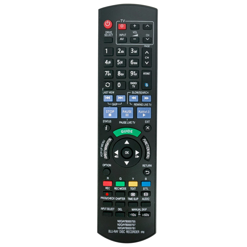 N2QAYB000755 N2QAYB000757 N2QAYB000781 Replaced Remote Control fit for Panasonic Blu-ray DMR-BWT730