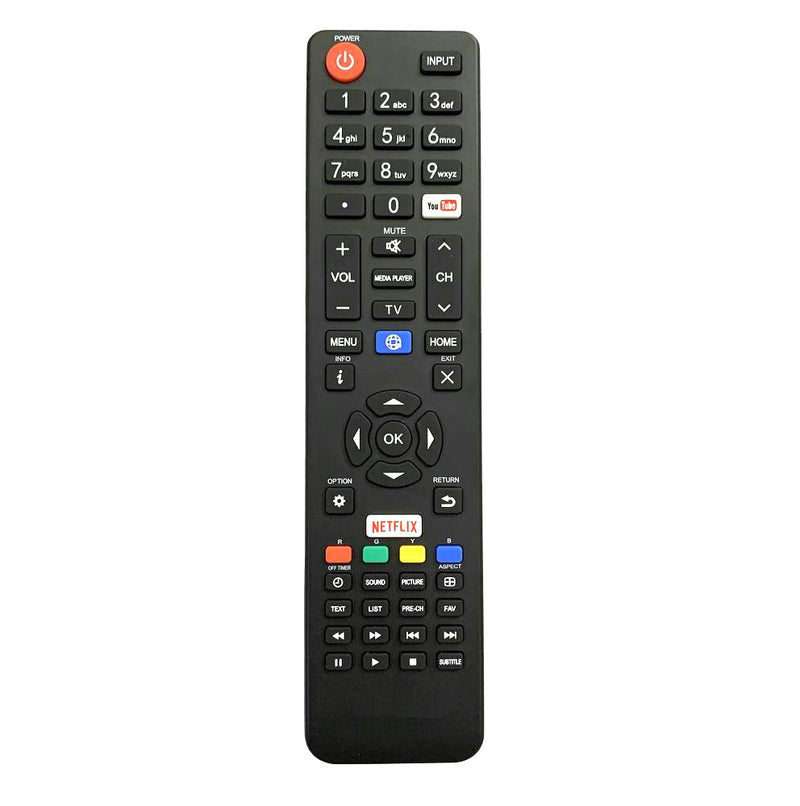 IR Wireless Remote Control for SANYO Smart TV with YouTube Netflix Buttons
