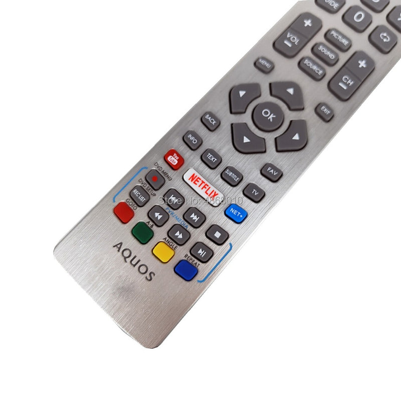 SHWRMC0115 for Sharp Aquos Smart LED TV IR Controle with Netflix Youtube 3D Button TV Remote Control