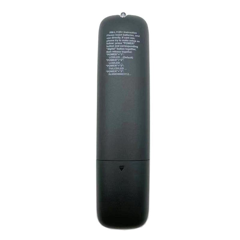 RM-L1125 TV Remote Control for Philips TV - TV Remote Control Aftermarket Replacement