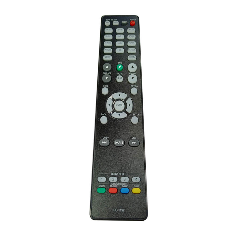 Replace RC-1192 Remote Control for DENON AV Receiver AVR-X3100W AVR-X2100W AVR-X3200W and AVR-S510BT