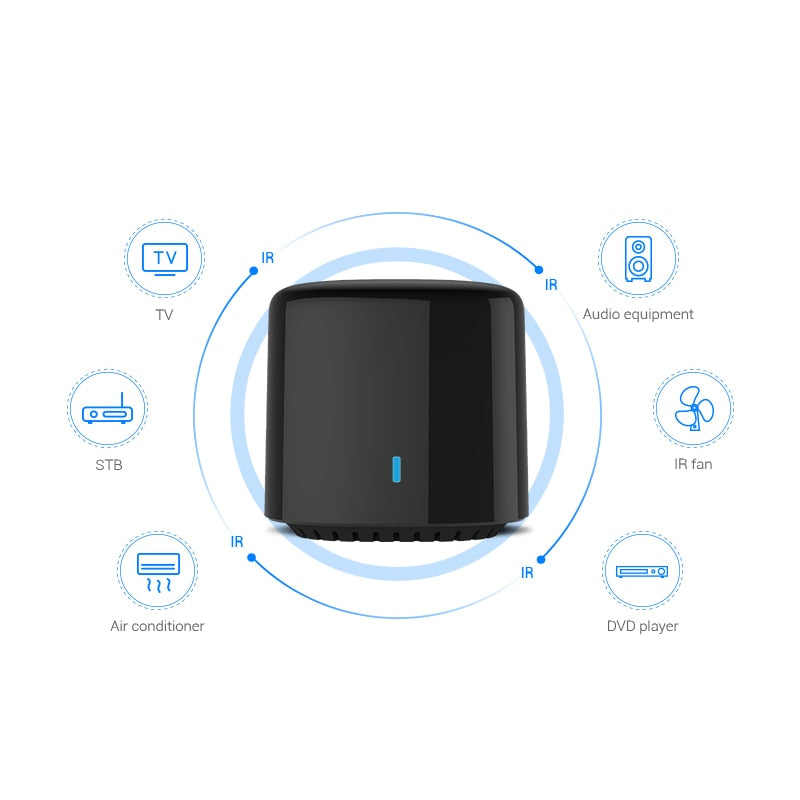 Broadlink Bestcon RM4C mini Universal Wifi IR Mini Remote Control Compatible Alexa Google Assistant