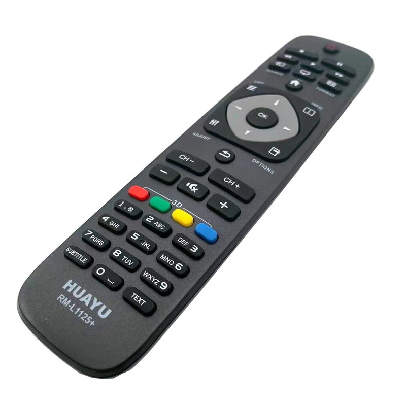 Universal Replacement TV Remote Control for Philips 242254990467/2422 549 90467 Black