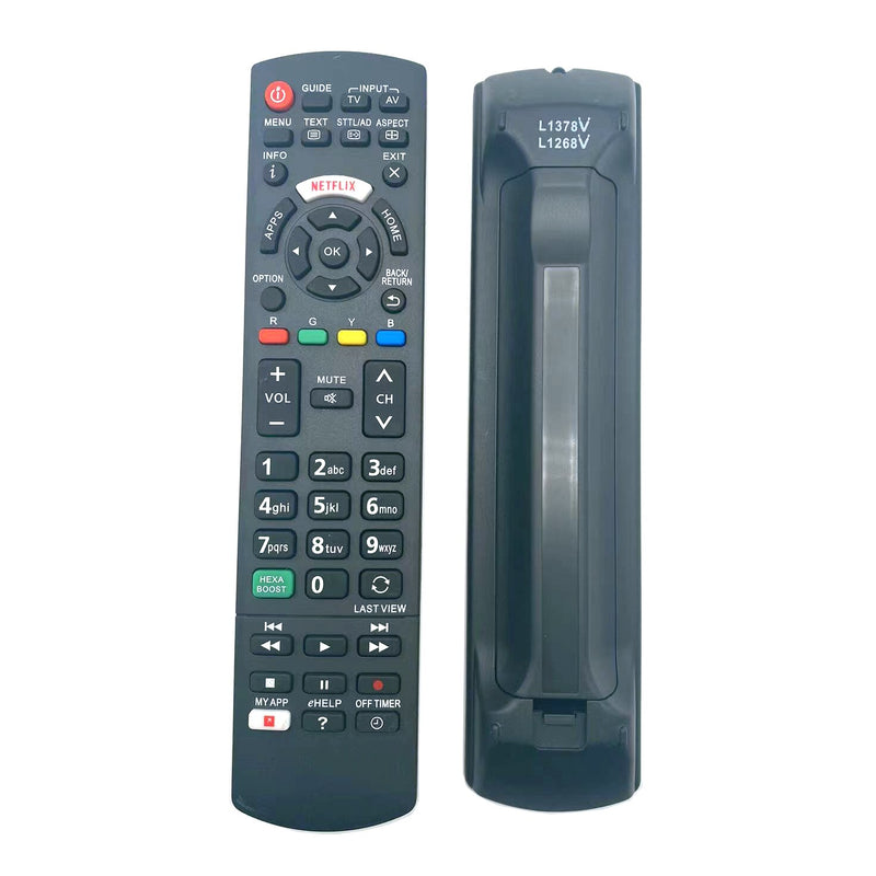 Remote Control Suitable for Panasonic TV with NETFLIX N2QAYB000830 N2QAYB000321TC-26LX14 TC-P65S1